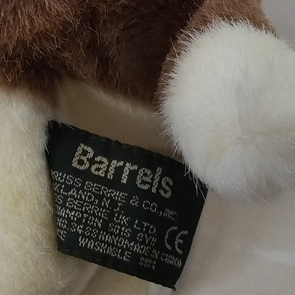 Barrels Saint Bernard Russ Plush Stuffed Animal Dog Puppy - Picture 4 of 5